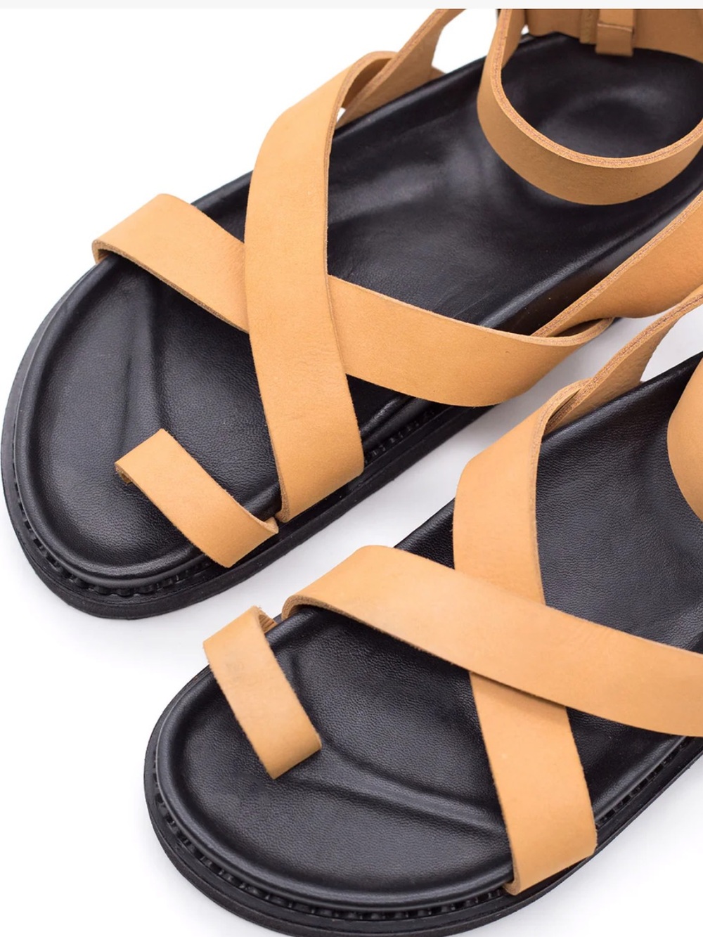 Liberte Brontë Strap Sandals in Tan
